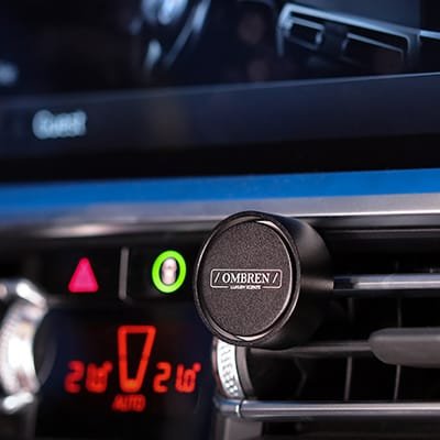 Pripildomas automobilio oro gaiviklis į groteles